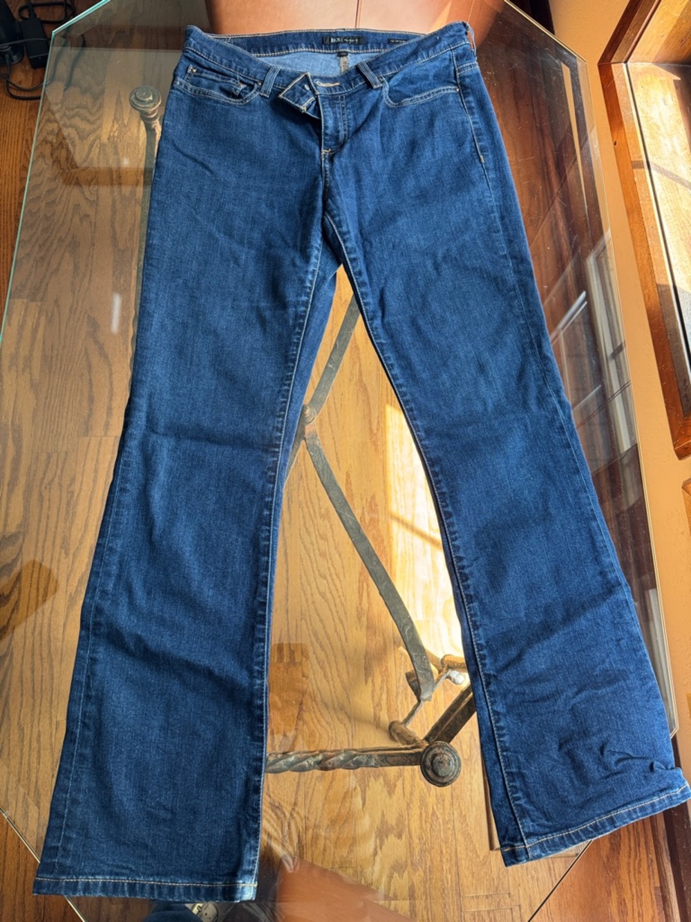BKE Women's Dark Blue bootcut  Jeans